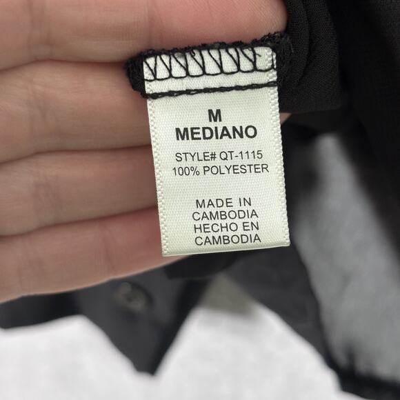 The Arte Sheer Blouse Medium Button Puff Whimsigoth Coquette Lagom Career Quiet - Picture 9 of 11